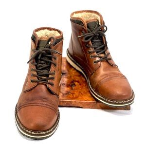 FRANCO FORTINI | Blake - Men's Leather Round Toe Lace-up Casual Boot